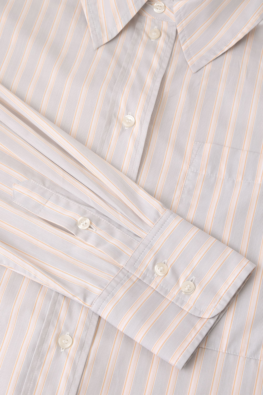 Chemise Carlotta - Orange/Gris - Coton - Femme