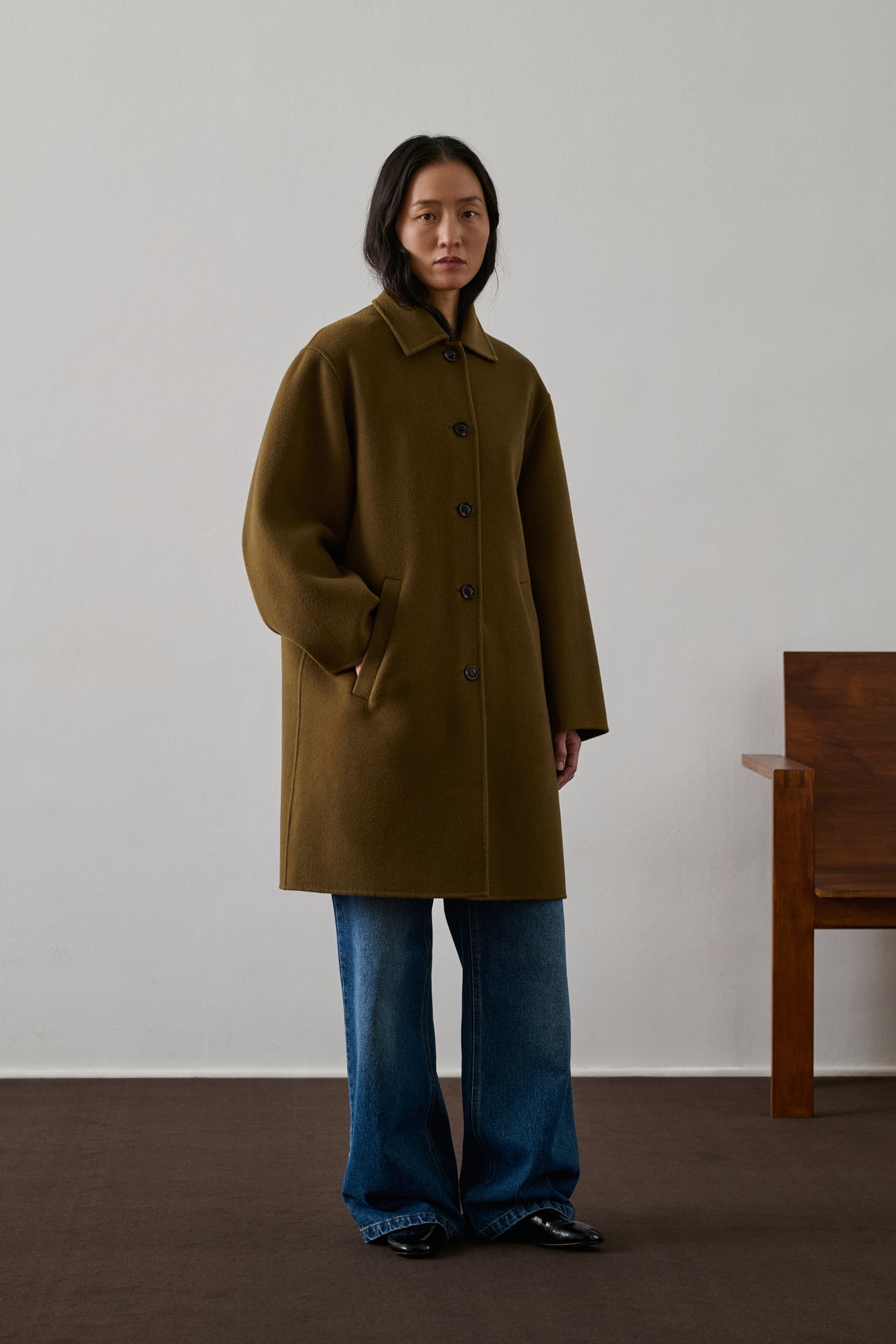 Chapeau Gerald - Marron Chiné - Laine - Femme vue 1