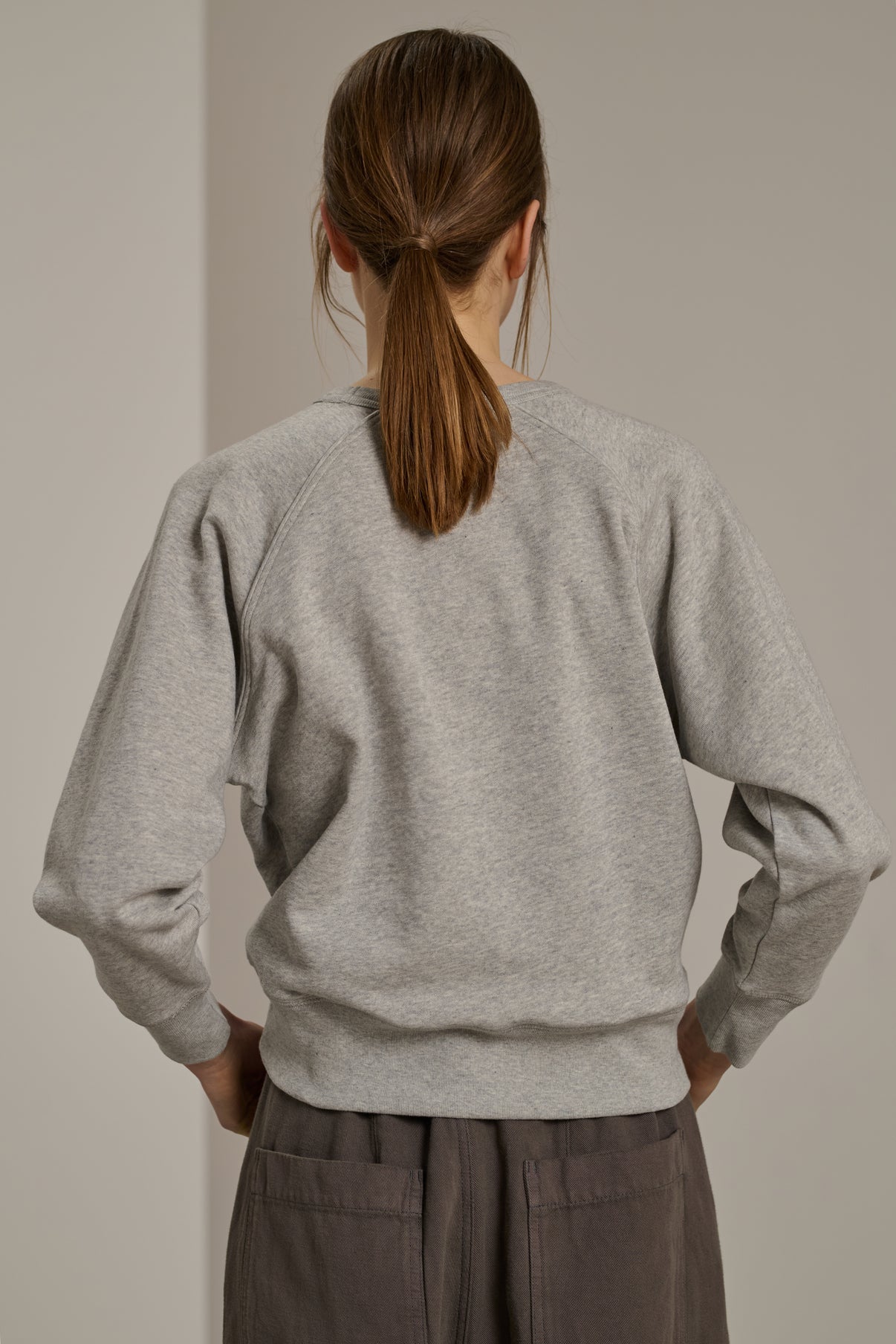 SWEATSHIRT PASCAL GRIS vue 2