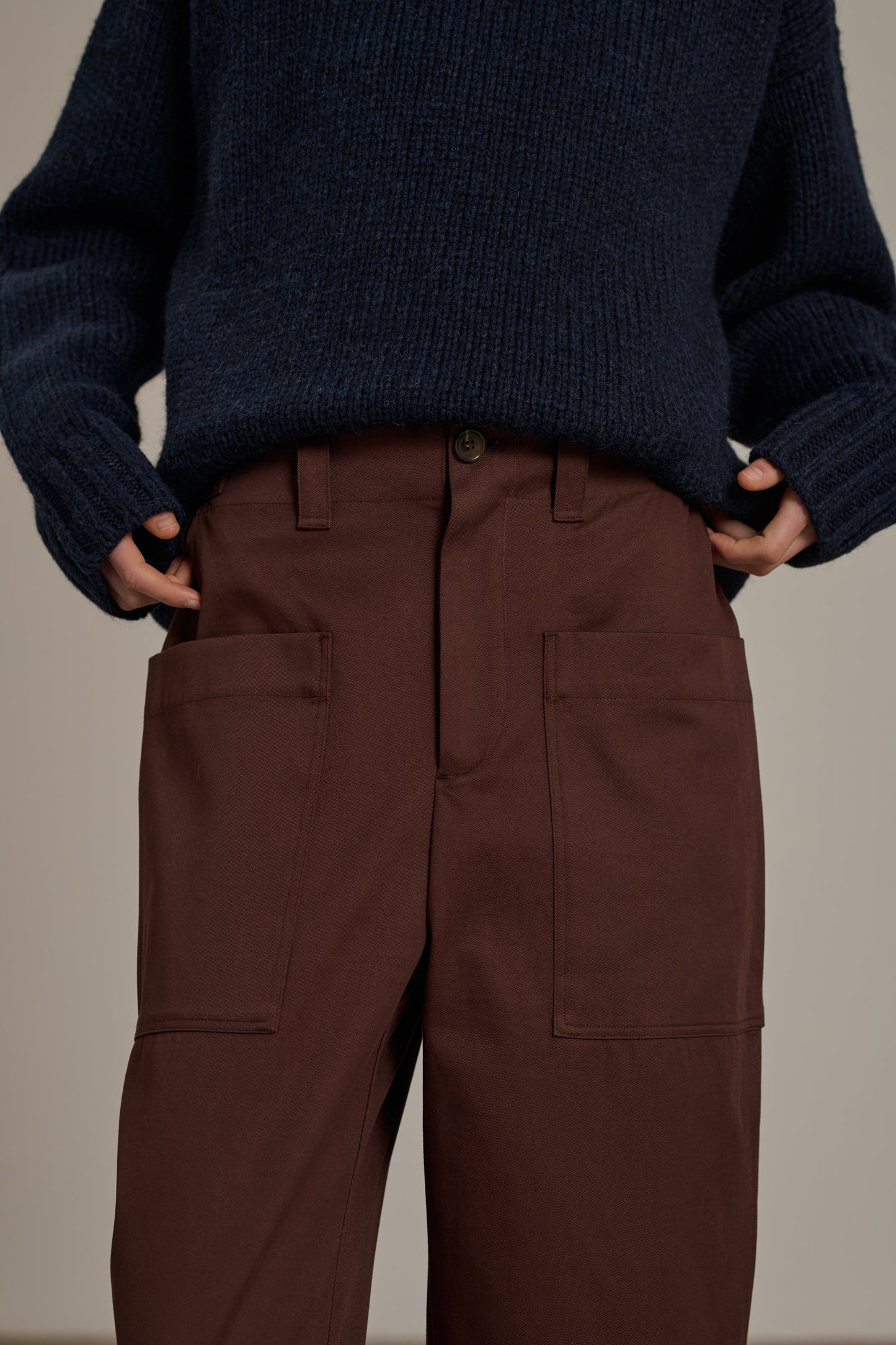 THABOR BROWN TROUSERS