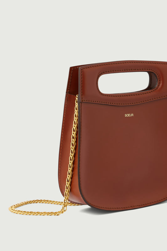 SAC CHERI MINI MARRON