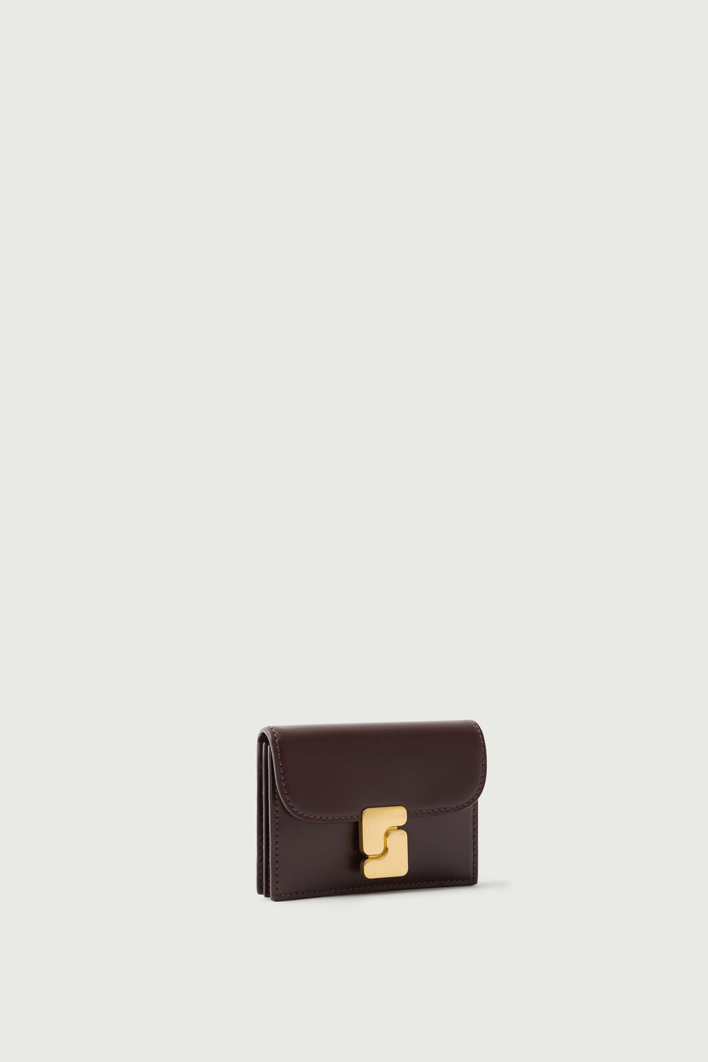Porte-Cartes Aube - Chocolat - Cuir - Femme vue 2